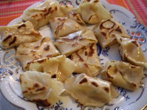 pan fried wontons