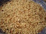pecans/bread crumbs