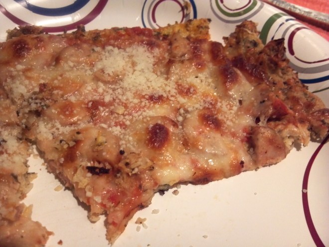 Made with sliced chicken sausage & mozzarella cheese